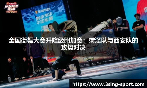 全国街舞大赛升降级附加赛:菏泽队与西安队的攻势对决